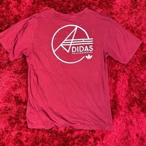 Adidas Skateboard Company Originals Three Stripe Large Red